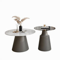 COUCHTISCH 2-in-1 CHANTELLE in Grau - Grau, Glas (70/70/40cm) - Lookway