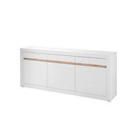 SIDEBOARD M15 Weiß Matt 217/90/42 cm - Weiß, Holzwerkstoff (217/90/42cm) - Livojo
