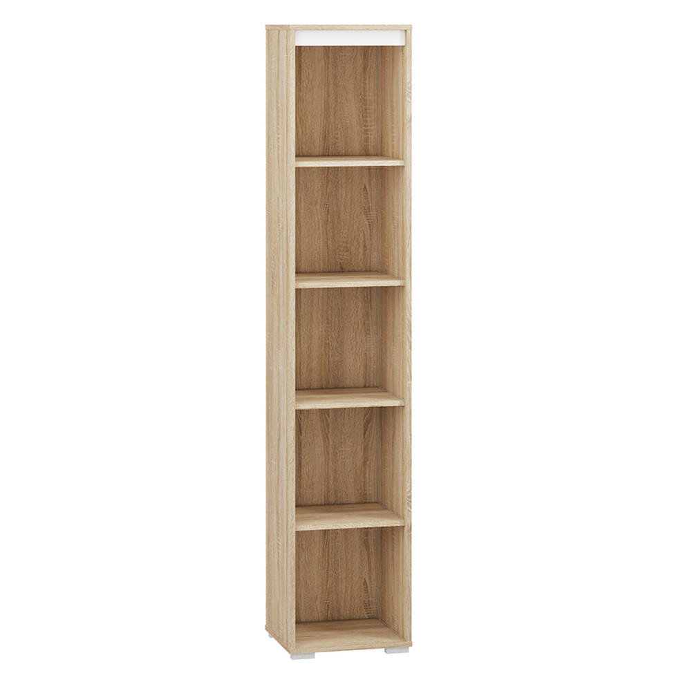REGAL Avo Sonoma Eiche 40 / 34 / 200cm - Braun, Holz/Holzwerkstoff (40/200/34cm) - Feldmann-Wohnen