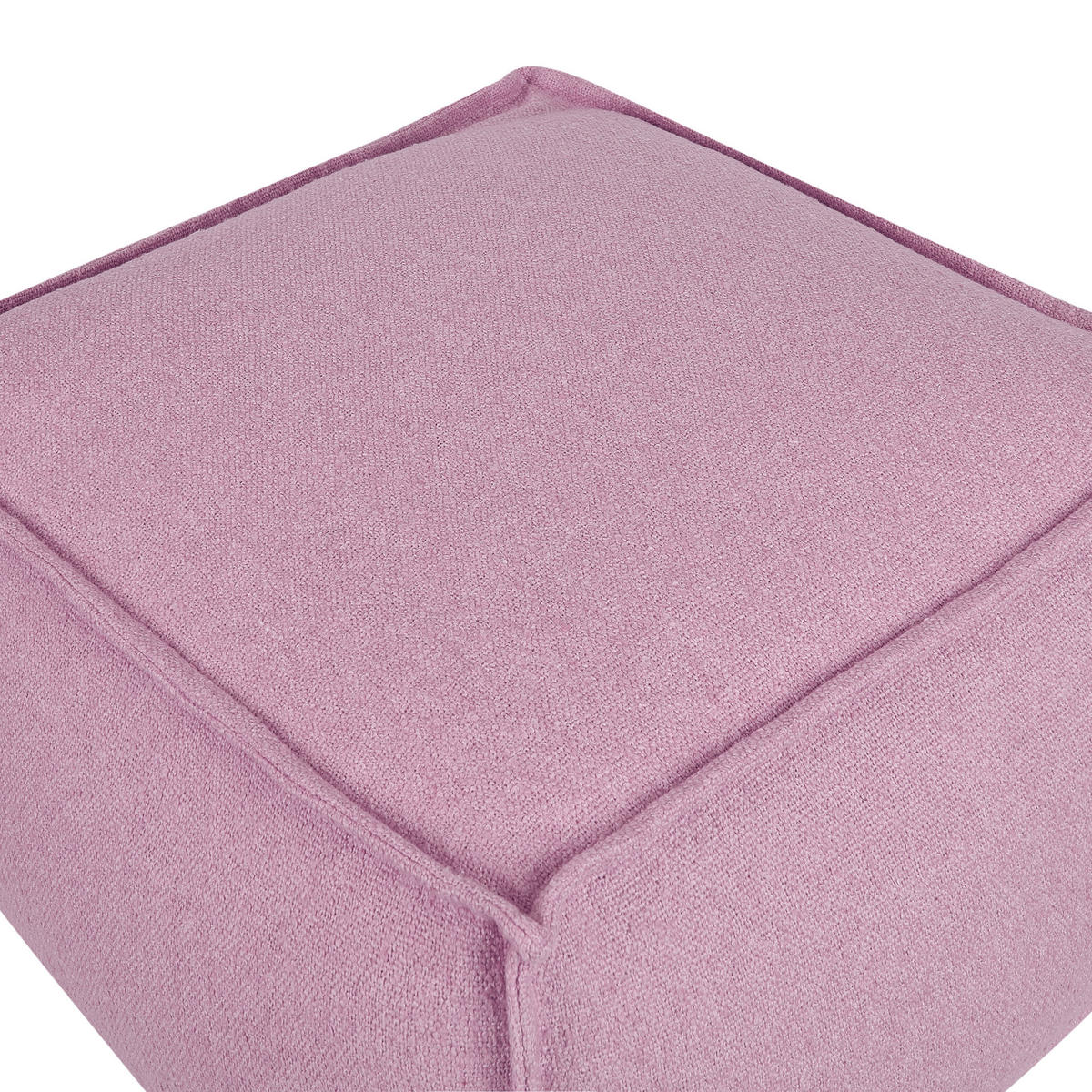 POUF Rosa Sherali - Pink, Naturmaterialen (50/30/50cm) - Beliani