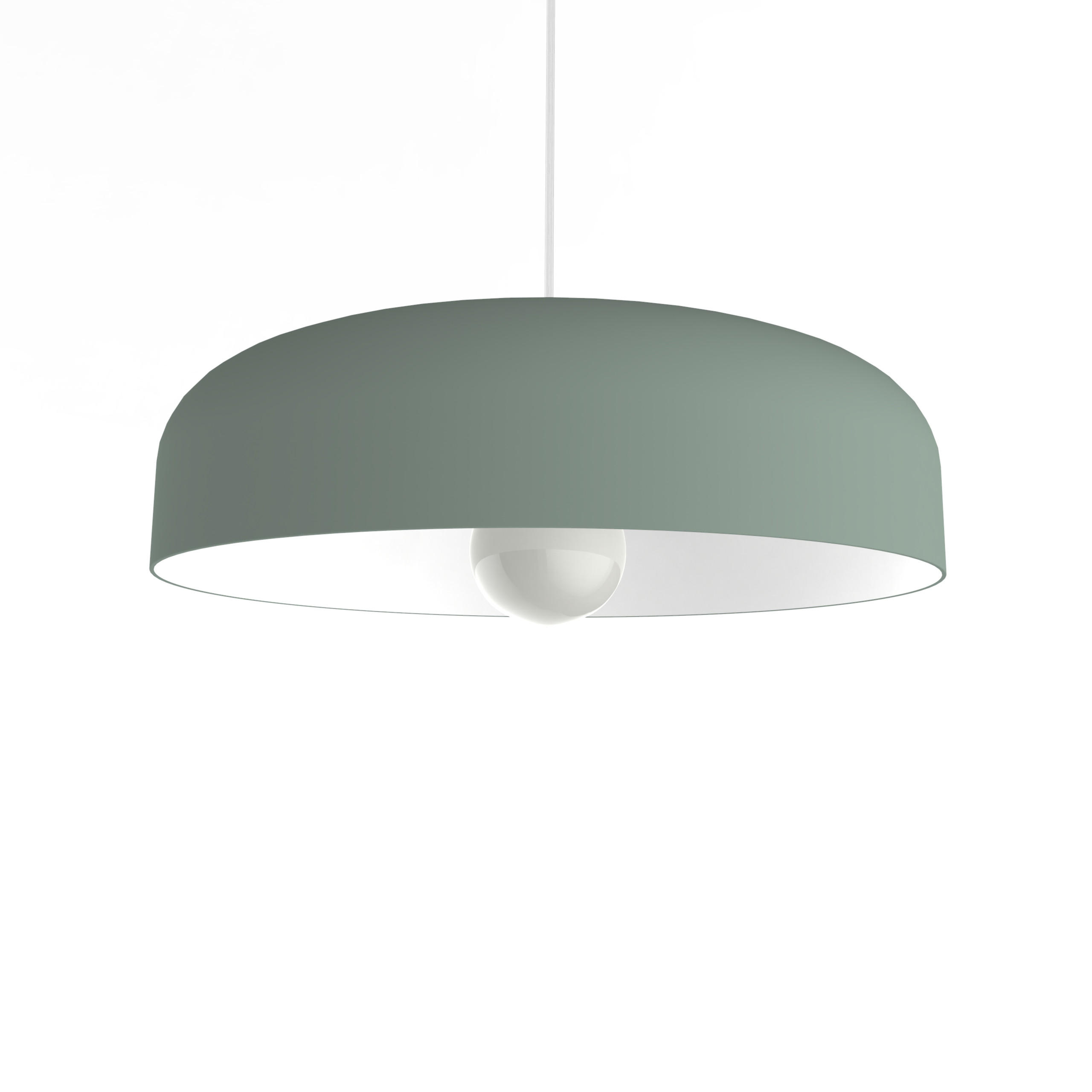 HÄNGELEUCHTE - Grün, Metall (40/40/10cm) - Lumicom