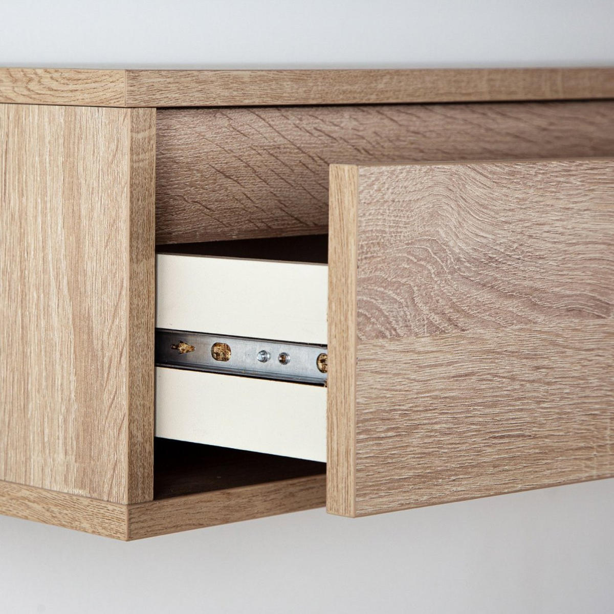 KONSOLE SCHWEBENDES ELEMENT IM FLUR Oslo Natürlich 80 cm x 20 cm - Naturfarben, Holzwerkstoff (80/20/25cm) - Klast Home