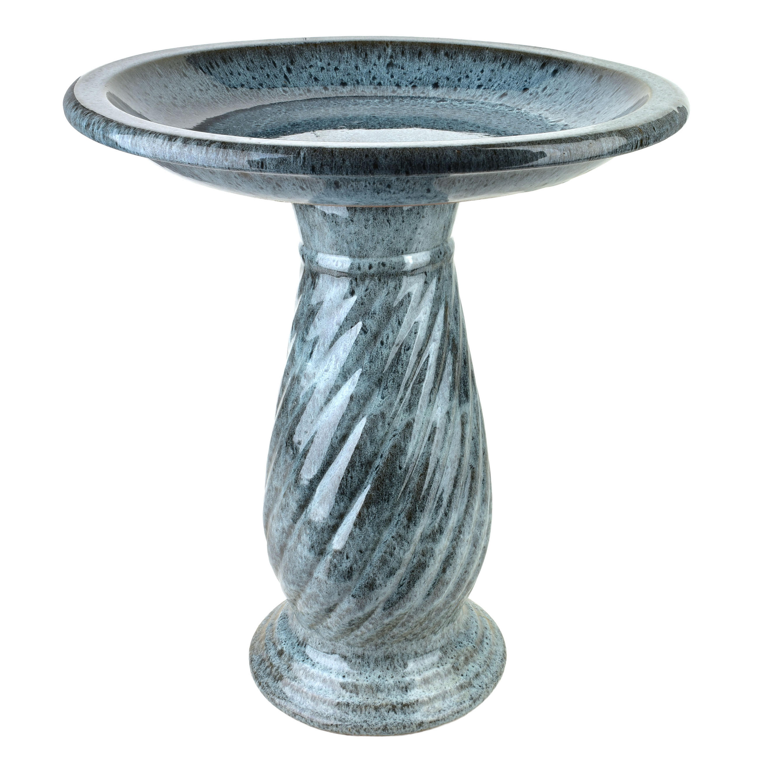 VOGELTRÄNKE Madie blau 53/53/63 cm Keramik - Blau, Keramik (53/63/53cm) - Mondex