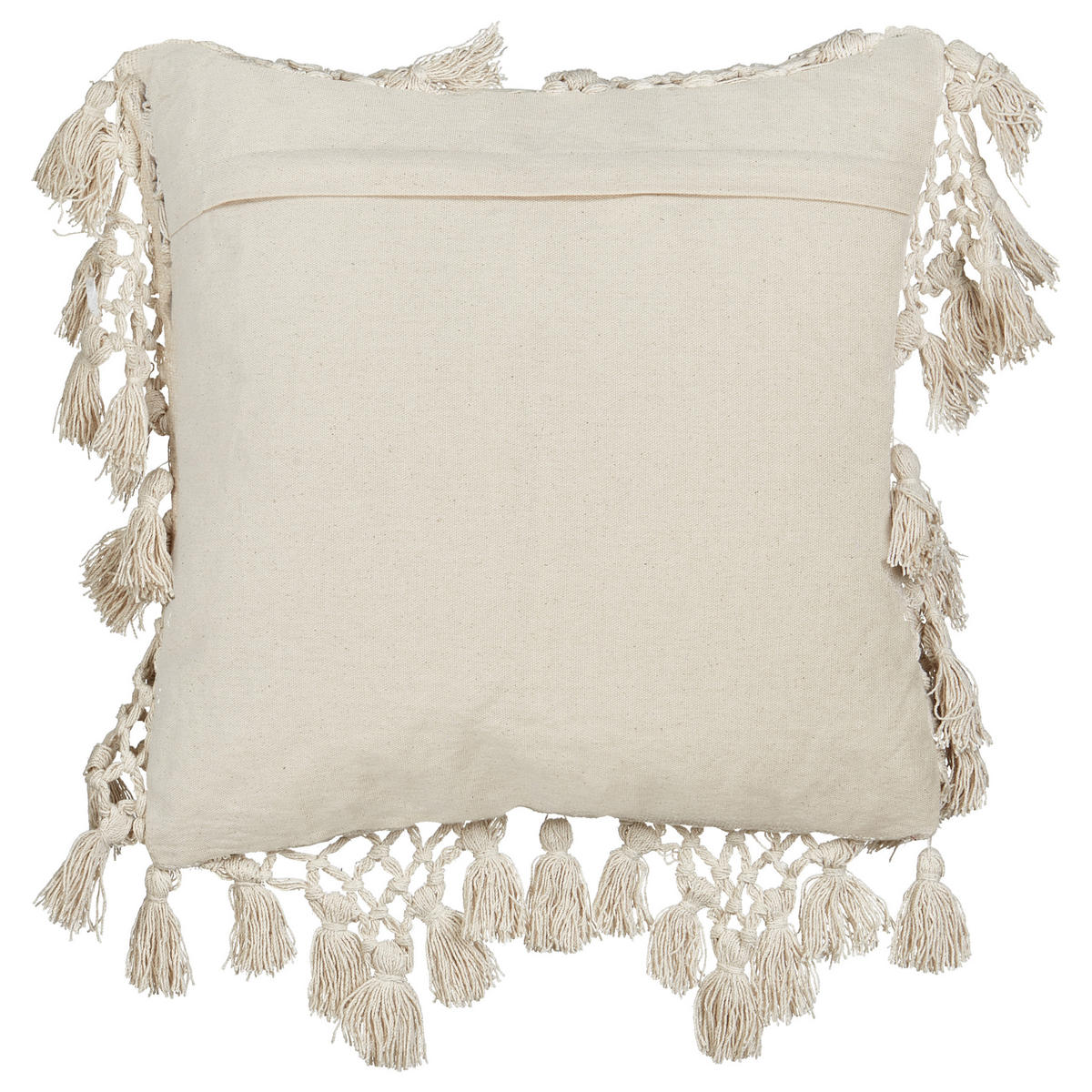 DEKOKISSEN 2er-Set Beige 45/45 cm Olearia - Beige, Naturmaterialien (45/45cm) - Beliani