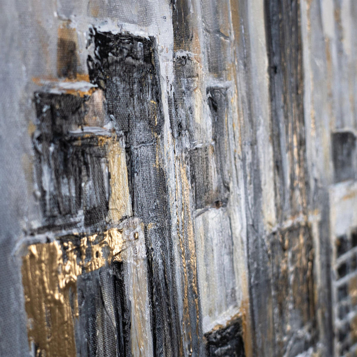 GEMÄLDE Kraft der Architektur auf Keilrahmen 115x50 cm - Multicolor, Holz (115/50cm) - YS-art gallery
