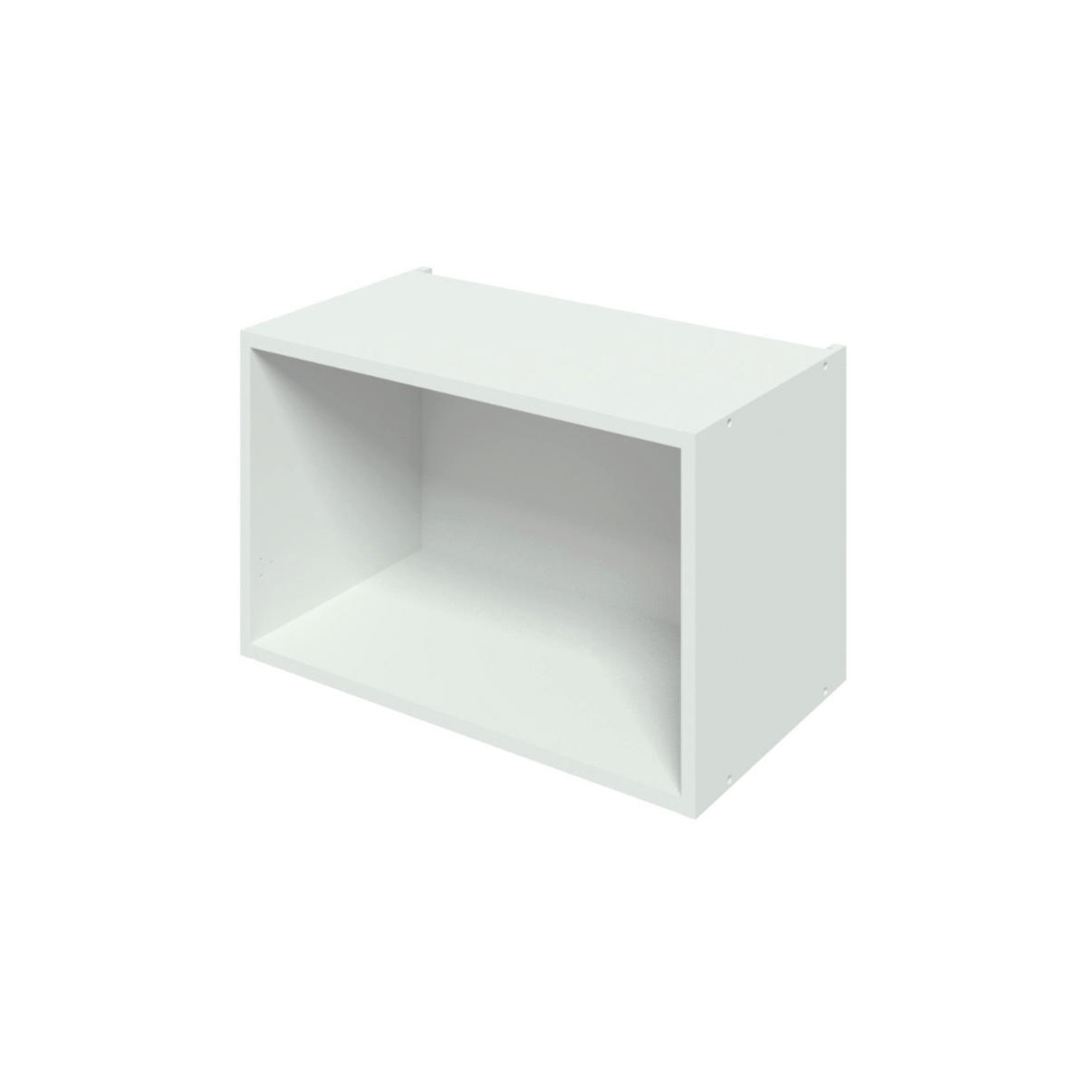 HÄNGESCHRANK – 60 cm – KU-N60 – Lunara – Weiß Matt - Weiß, Holzwerkstoff (60/36/30cm) - hi-markt