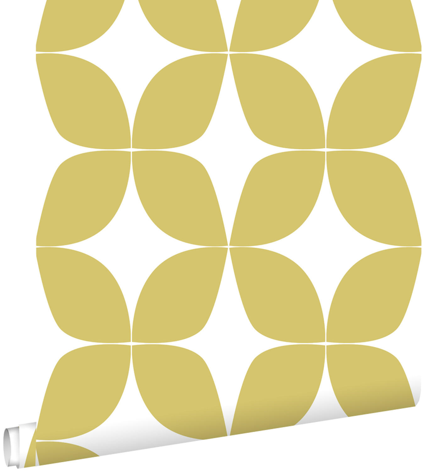 TAPETE grafisches Motiv 53 cm x 10.05 m - Gelb, Papier (53/1000cm) - ESTAhome