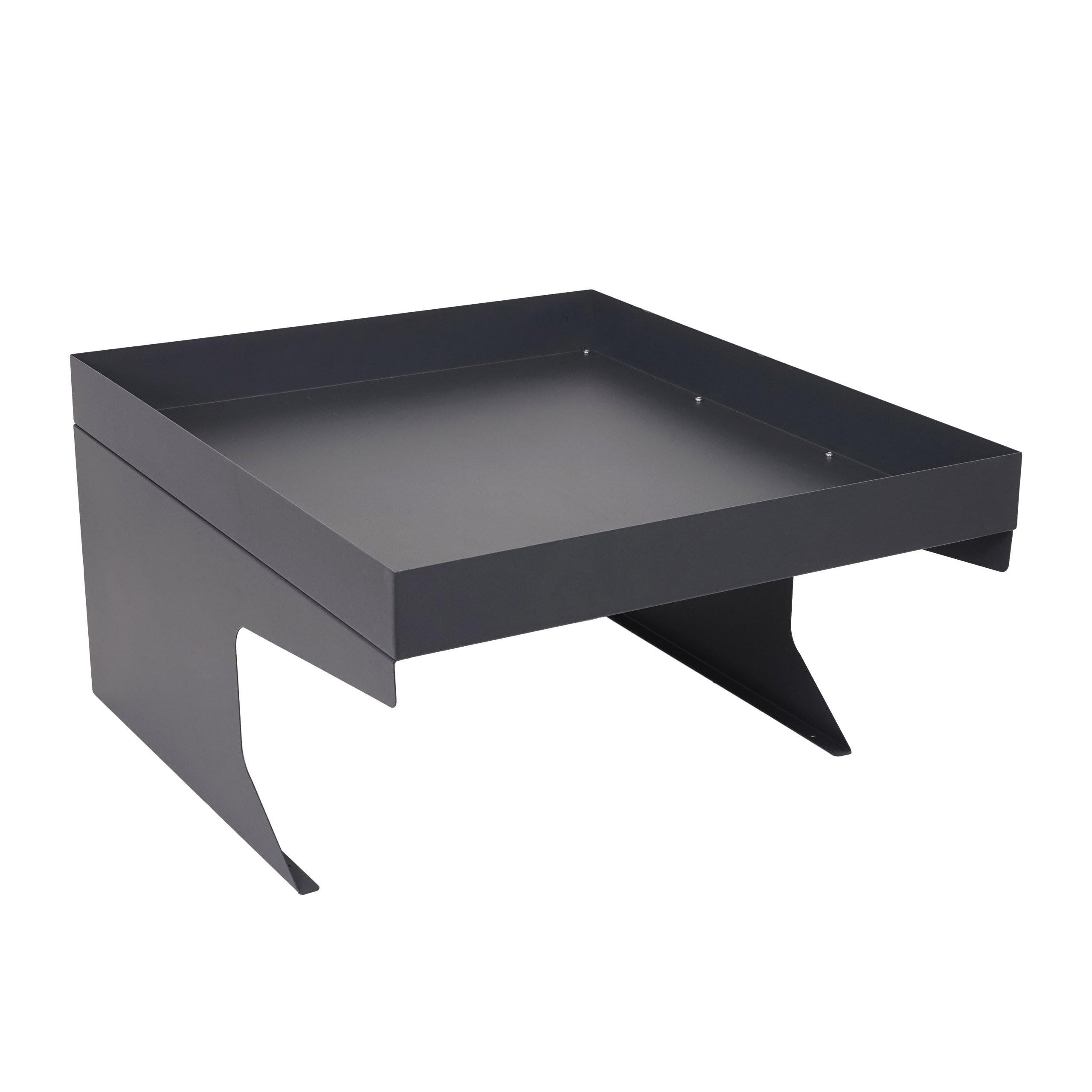 MÄHROBOTER-GARAGE mit Pflanzkasten 37x60x70cm Metall Anthrazit - Anthrazit, Metall (60/37/70cm) - PROREGAL