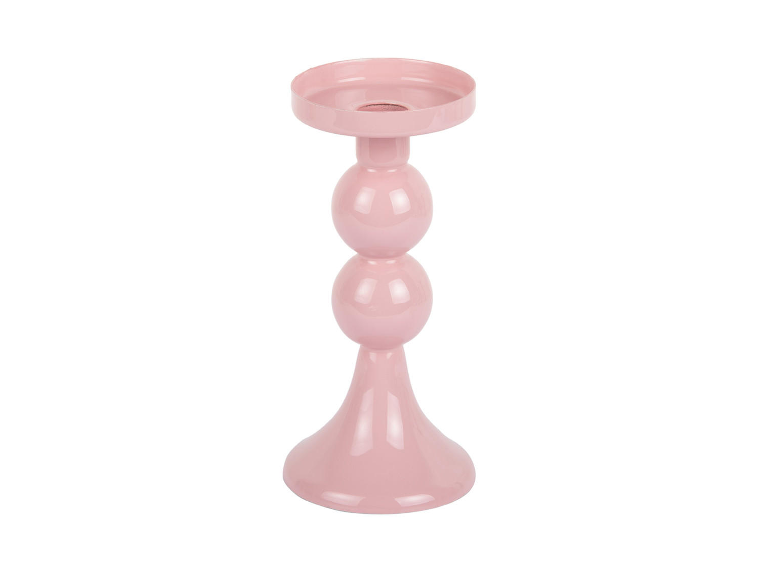 KERZENSTANDER Funky 8.5/8/19 cm - Pink, Metall (8/19/8.5cm) - Present Time