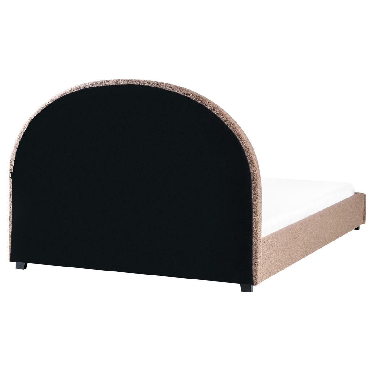 BETT mit Lattenrost 140/200 cm Taupe Vaucluse - Taupe, Textil (140/200cm) - Beliani