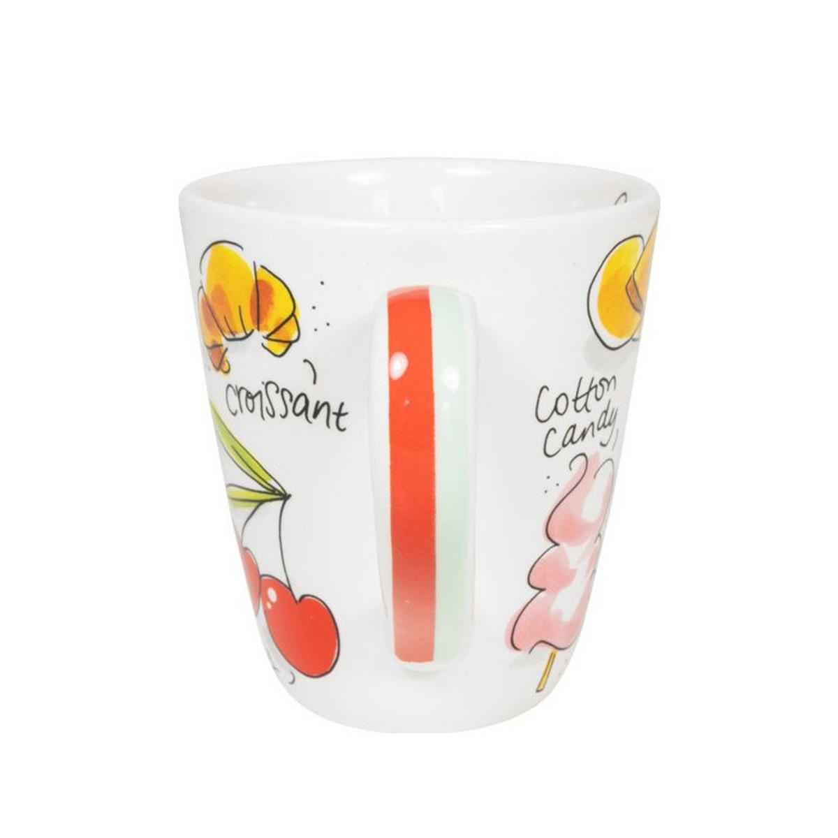 BECHER Love Letter C in Bunt - 350 ml - Multicolor, Keramik (0.35L) - Blond Amsterdam