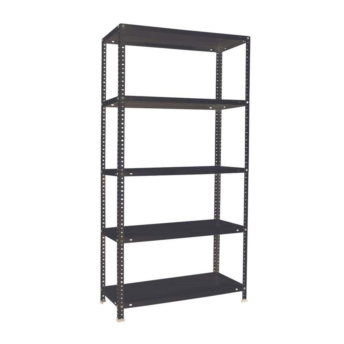 SCHRAUBREGAL PANDA TALL | HxBxT 200x100x30cm | 6 Fachböden | Fachlast 100kg | Anthrazit - Anthrazit, Metall (100/200/30cm) - PROREGAL
