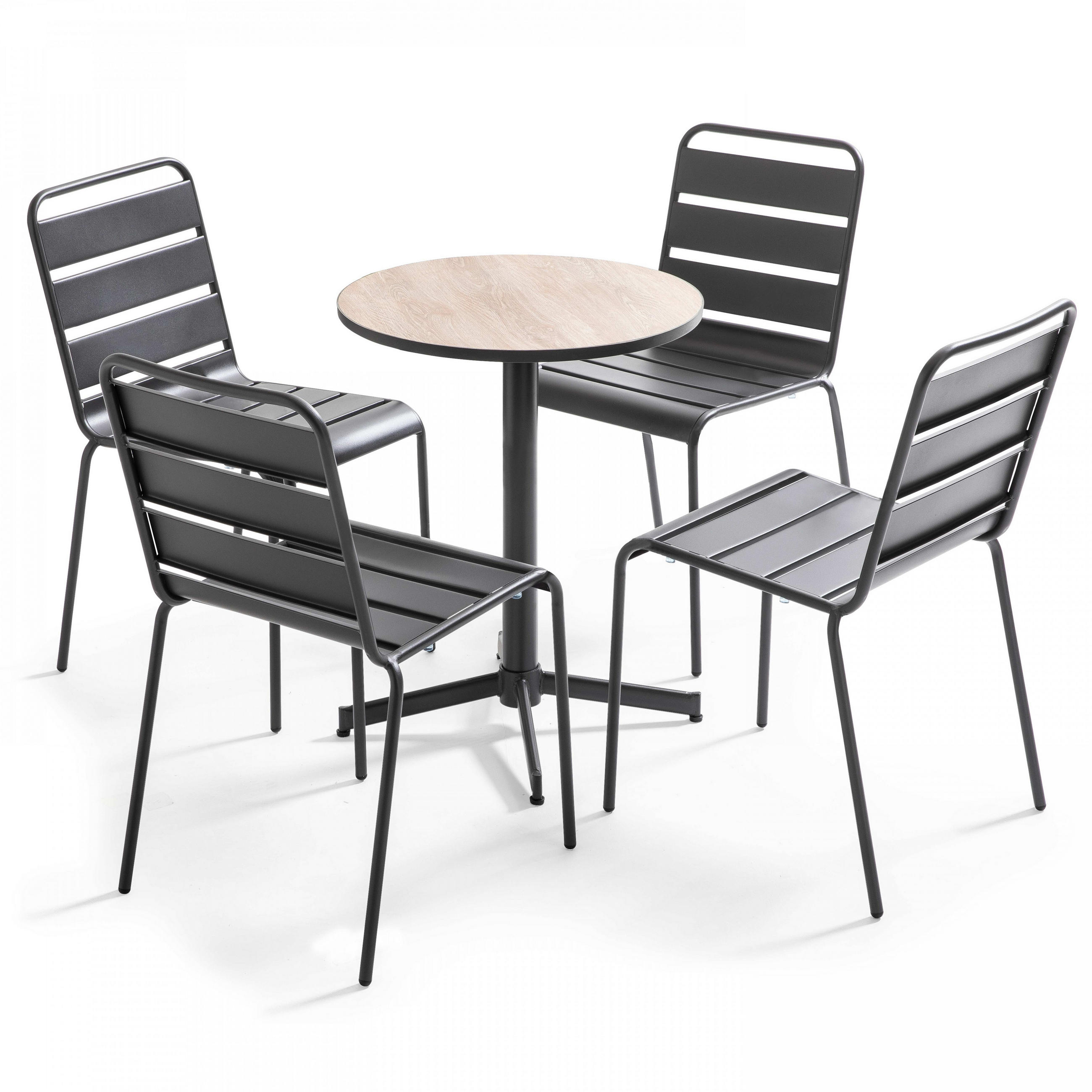 GARTENSET 5-tlg., Braun - Braun, Metall - Oviala