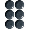 KAFFEEUNTERTASSEN Doppio Anthrazit ø 16 cm 6er Set - Anthrazit, Keramik (16cm) - Ritzenhoff Breker