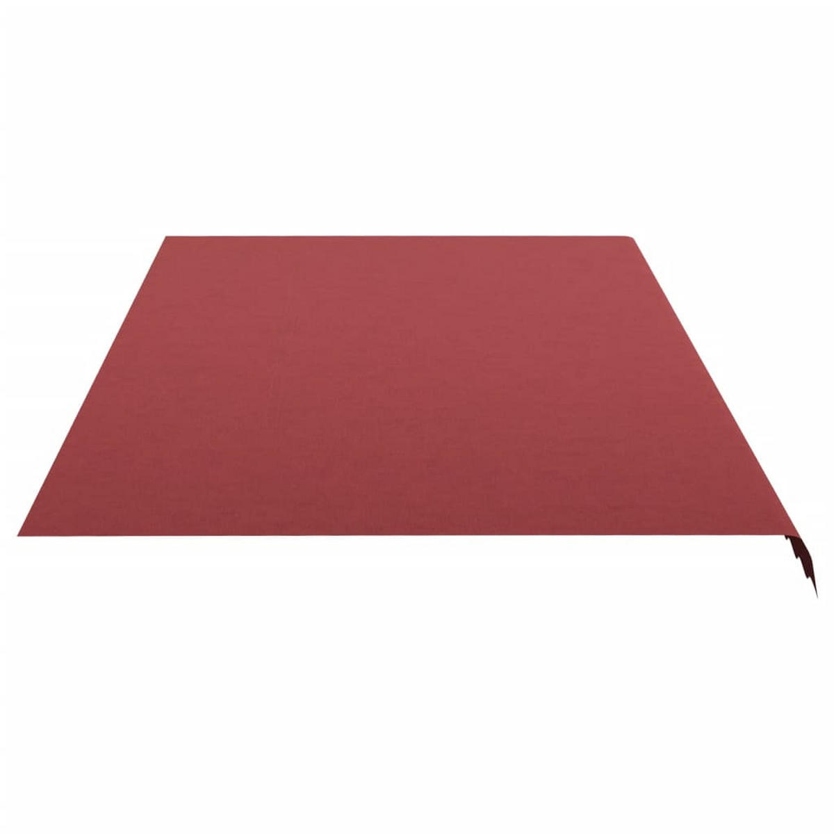 MARKISENSTOFF mit Volant| Rot, für 600x300cm Rahmen | Markisenbespannung Markisentuch - Rot, Textil (580/0.3/295cm) - DELUKE