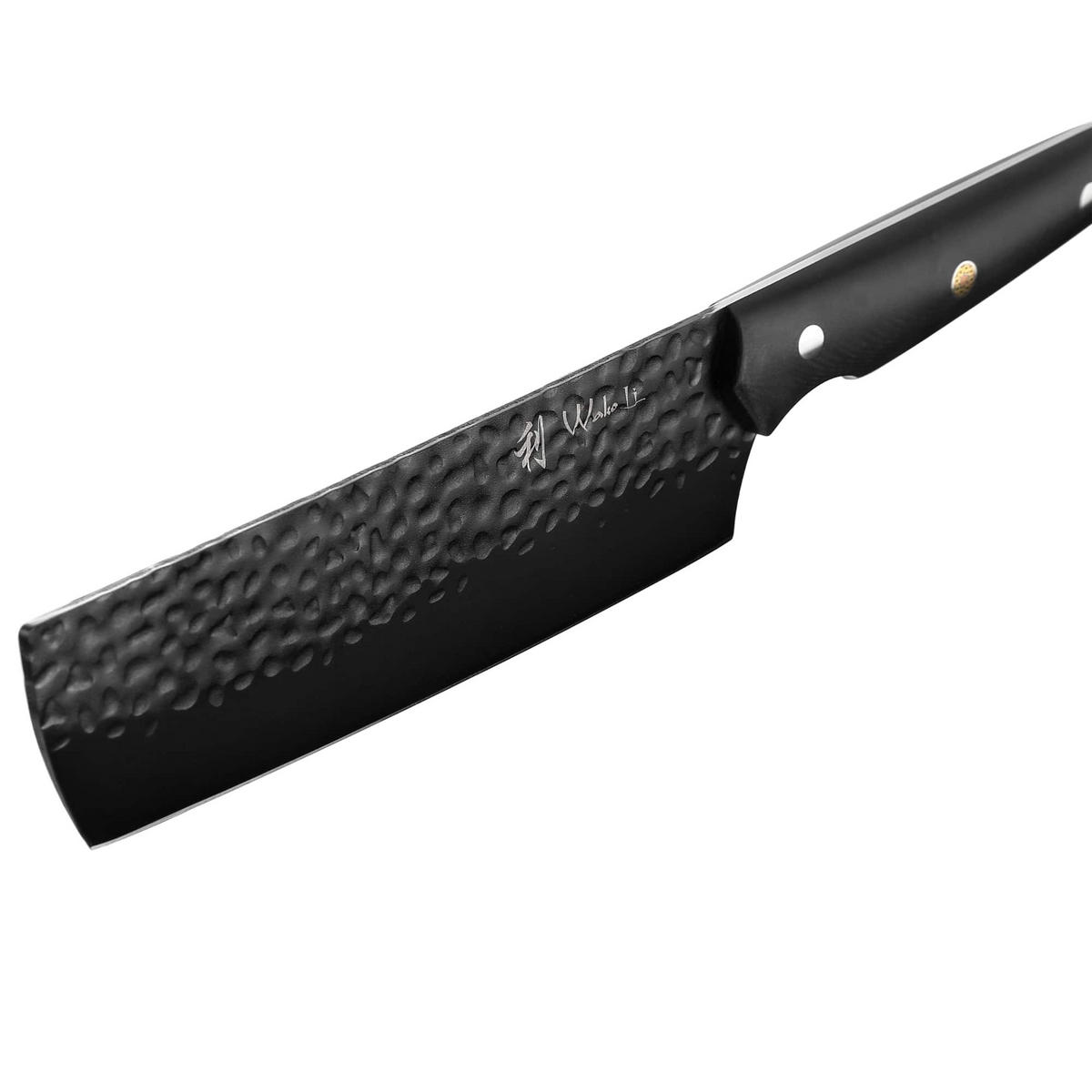 NAKIRIMESSER 18 cm - Schwarz, Metall (1cm) - Wakoli