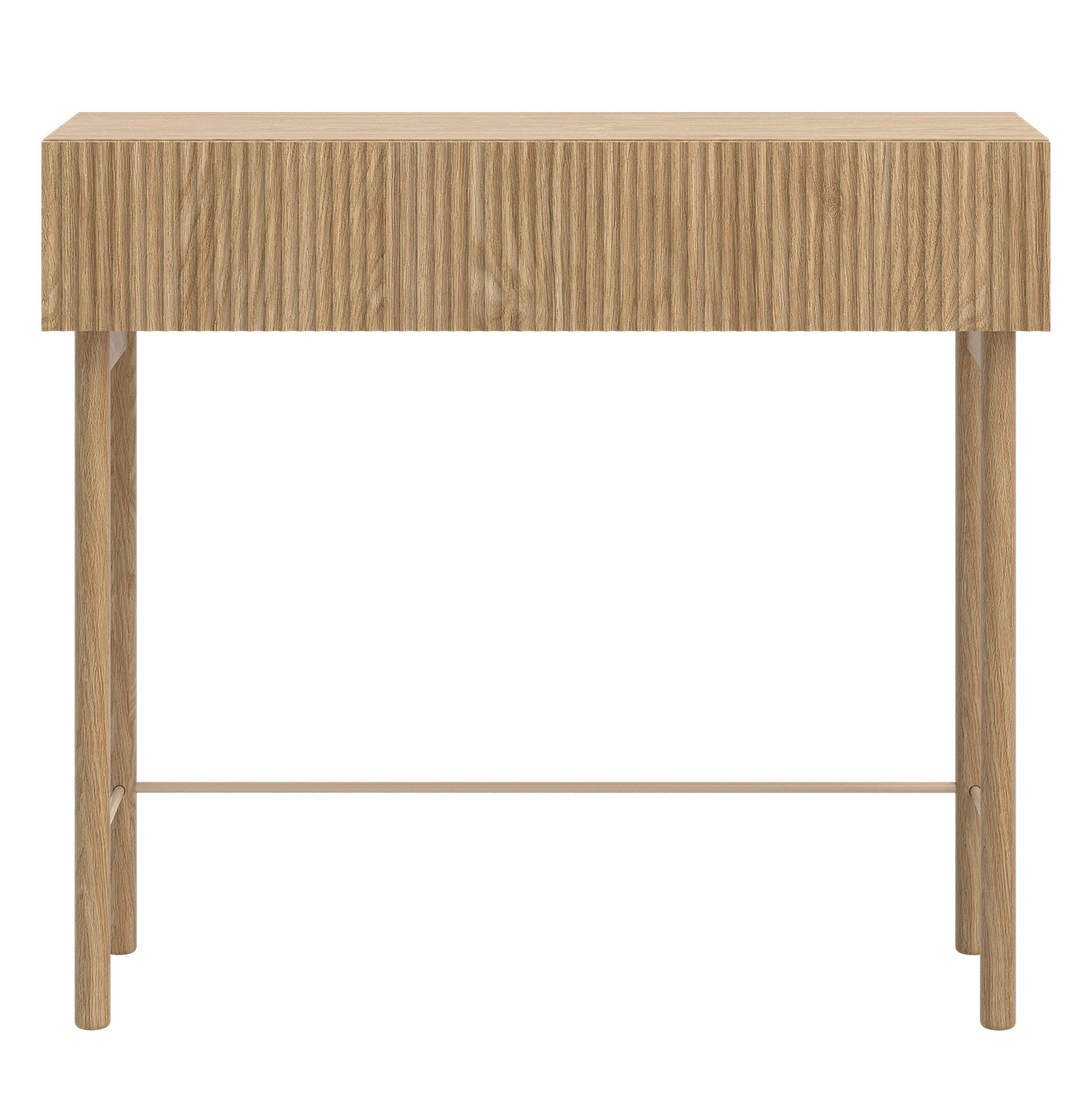 KONSOLENTISCH Nolie Eichenholzoptik 90 cm - Eichefarben, Holz/Holzwerkstoff (90/80/35.6cm) - Selsey