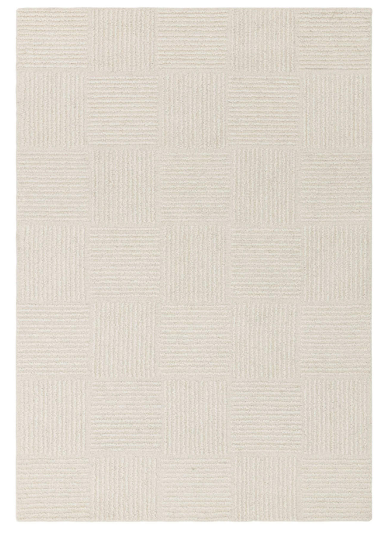 TEPPICH handgetuftet CLIMAX Weiß 120 x 170 cm - Weiß, Naturmaterialien (120/170cm) - Novatrend