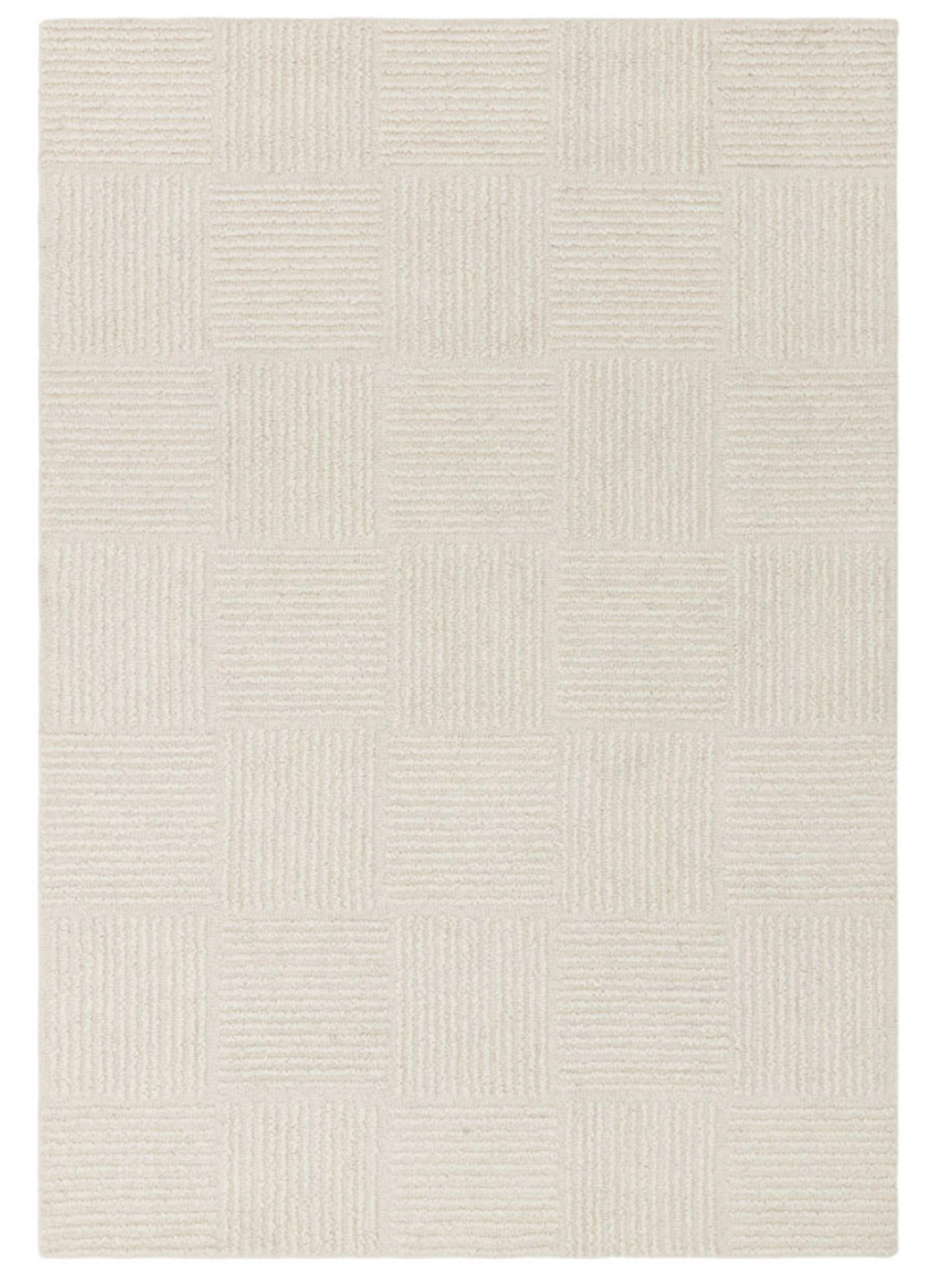 TEPPICH handgetuftet CLIMAX Weiß 120 x 170 cm - Weiß, Naturmaterialien (120/170cm) - Novatrend