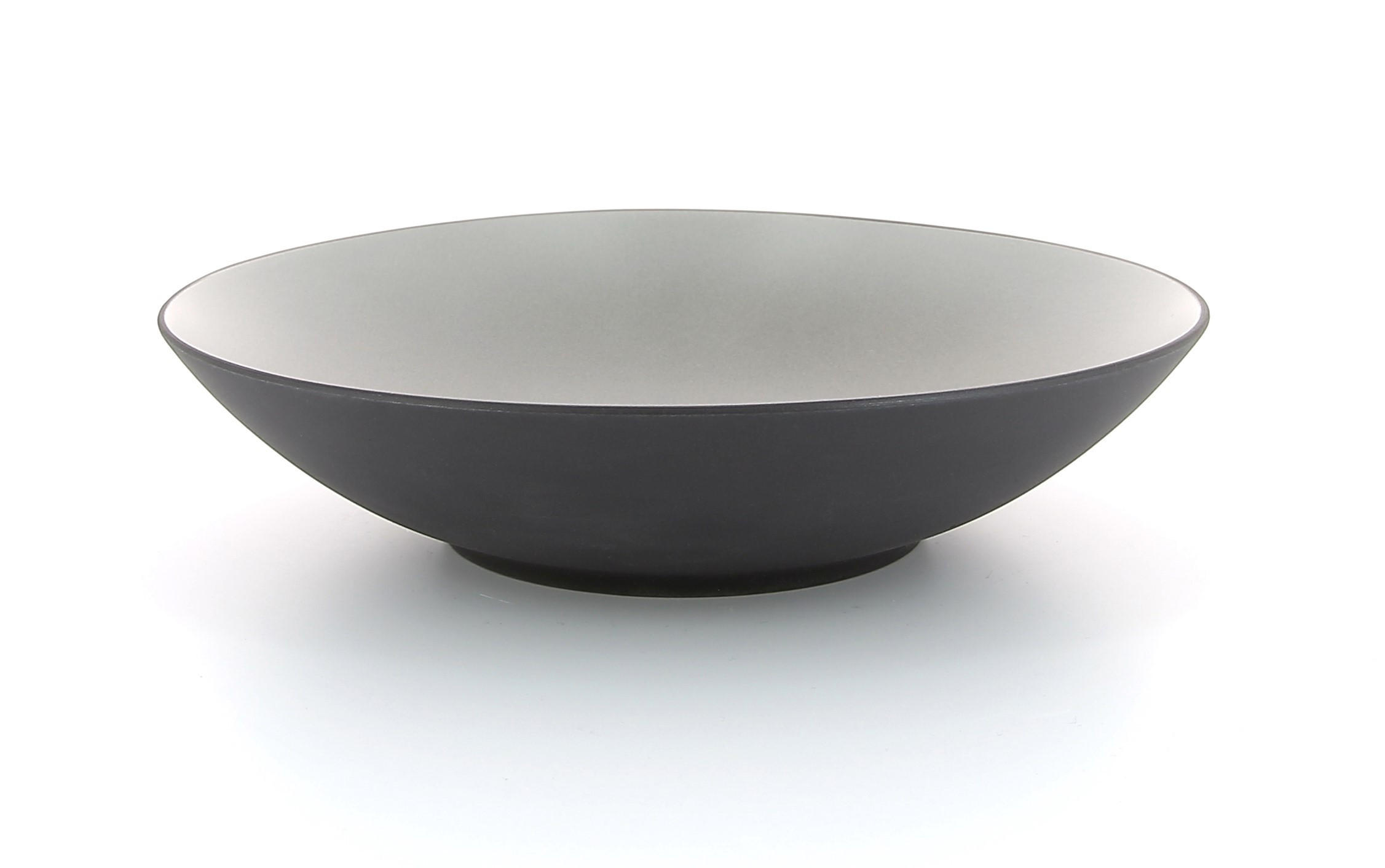 SUPPENSCHÜSSEL / COUPTELLER EQUINOXE 24 cm Pfeffer - Hellgrau, Keramik (24cm) - Revol Porcelaine France