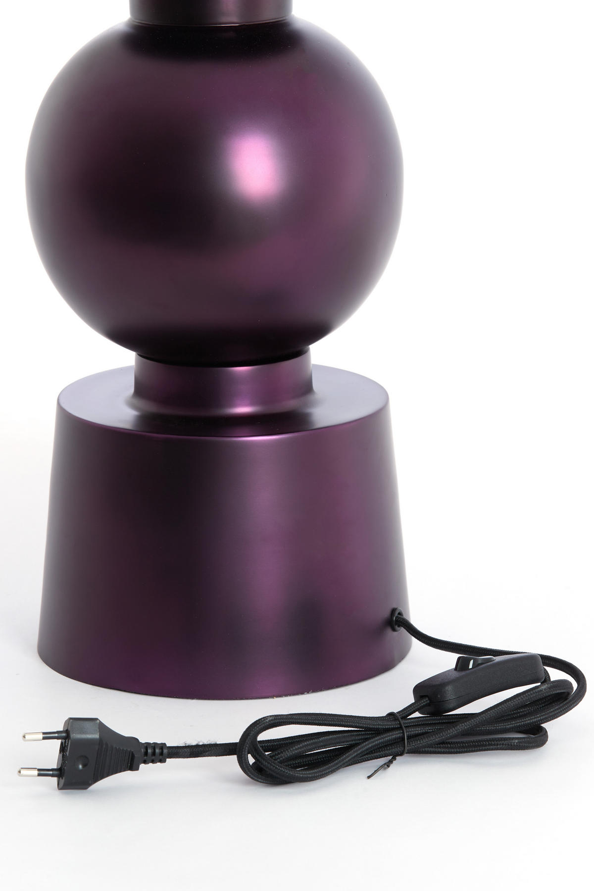 LAMPENSOCKEL Bodiosa Lila 18/18/47 cm - Lila, Metall (18/18/47cm) - Light & Living