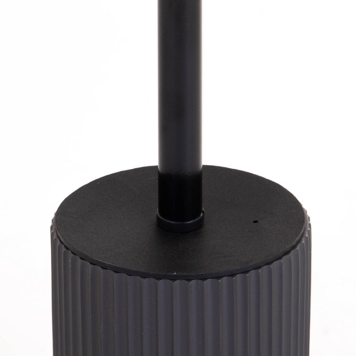 WC-BÜRSTE schwarzer Halter Natureo 8,8/8,8/39 cm - Schwarz, Kunststoff (8.8/39/8.8cm) - 5five Simply Smart