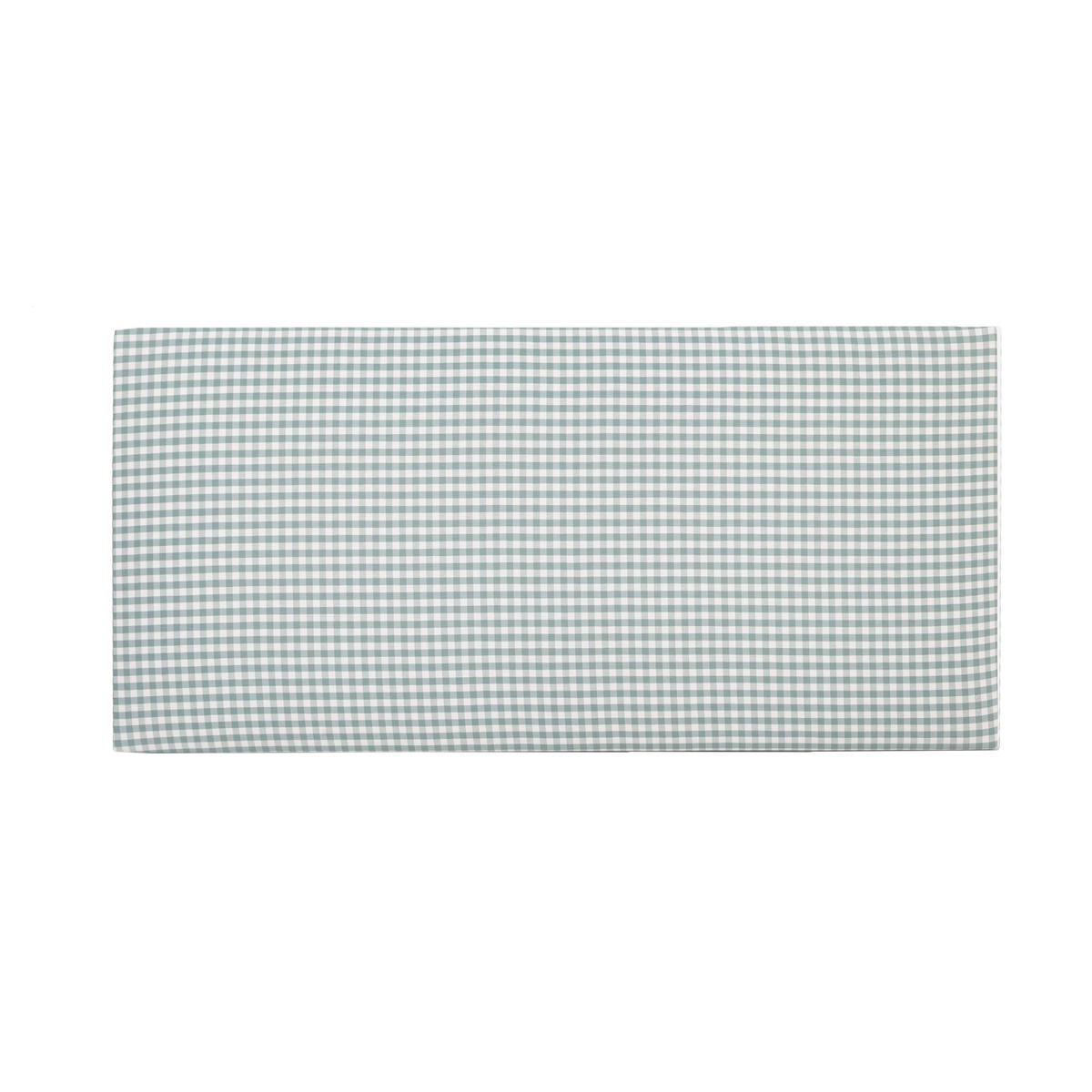 KOPFTEIL für Kinderbett mit türkisfarbenem Vichy-Stoff bezogen, 110/52cm MARINA - Hellblau, Textil (3/52/110cm) - RNT By Really Nice Things