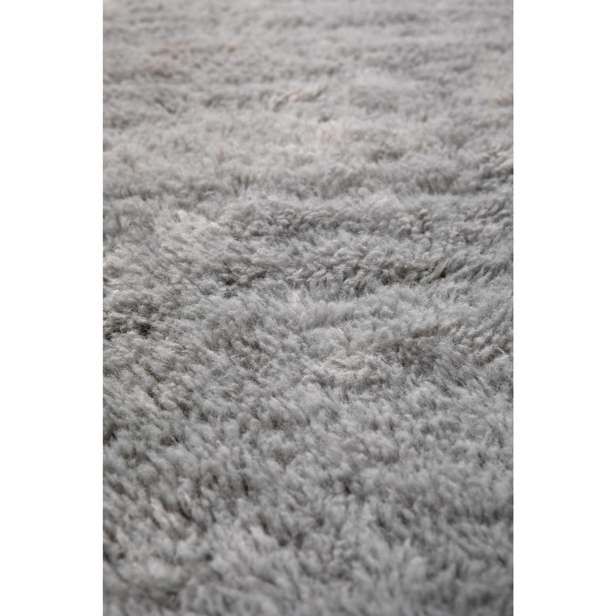 TEPPICH Billy perlweiß 80 x 150 x 5 cm - Hellgrau, Textil (80/150cm) - Vivaraise