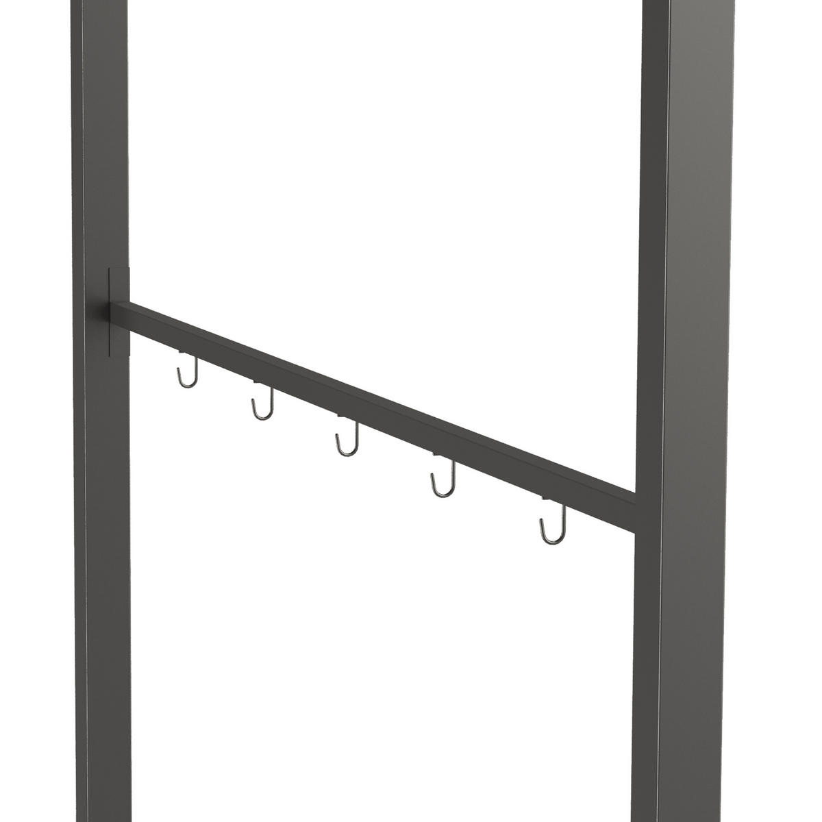 GRILLPAVILLON, Polyester, Beige+Schwarz - Beige/Schwarz, Kunststoff/Metall (150/220/215cm) - Outsunny