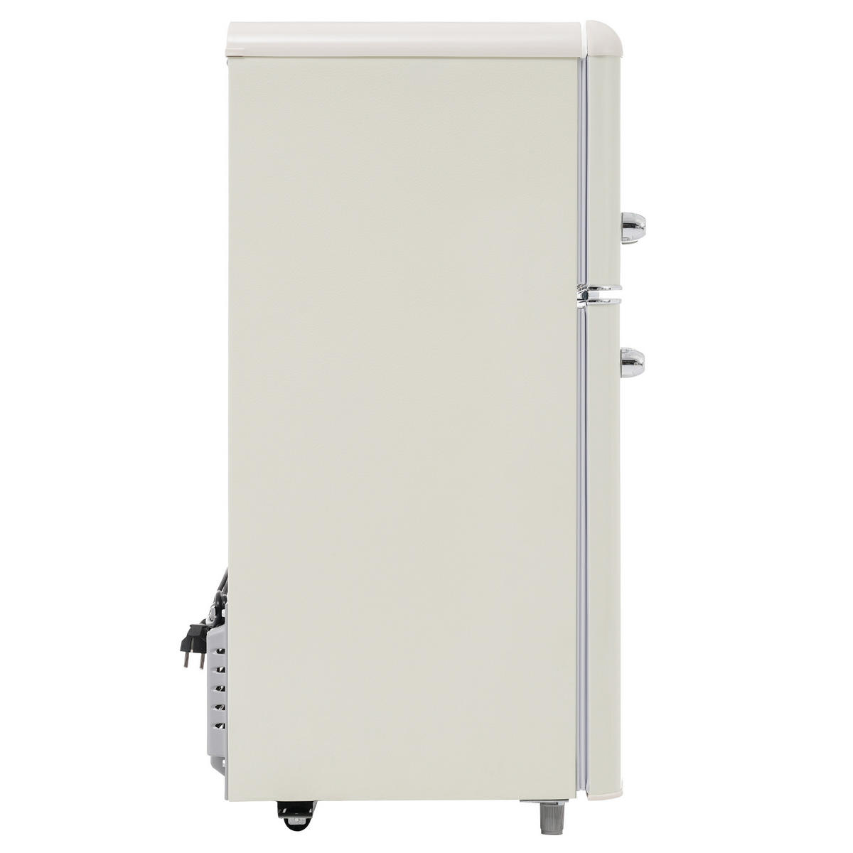 KÜHLSCHRÄNKE Doppeltür Metall 91cm Weiß 72L Gefrierfach - Weiß, Metall (45/91/46cm) - Raelunyi