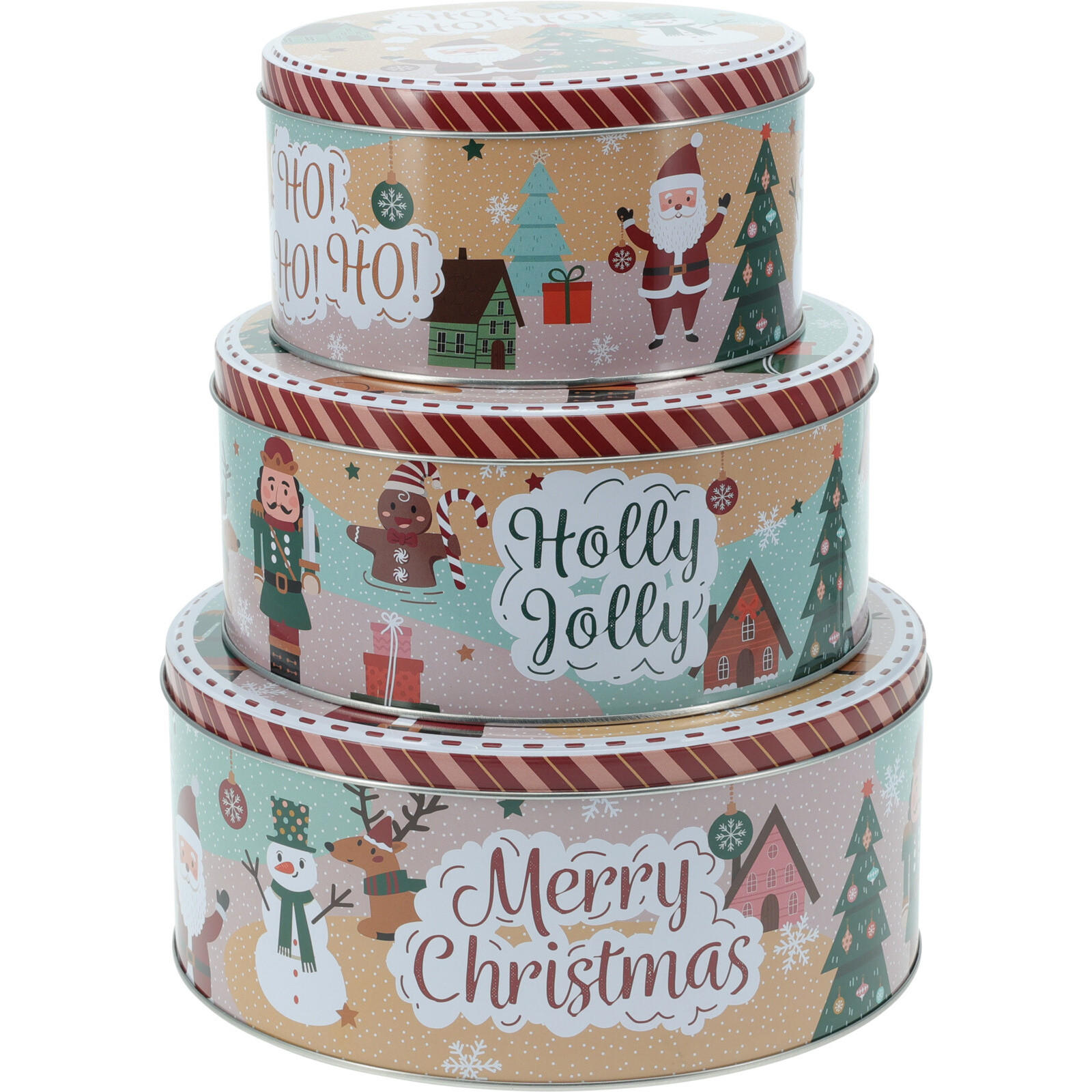 KEKSDOSEN Joujou 3er-Set - Multicolor, Metall (20/9/20cm) - Home Styling Collection