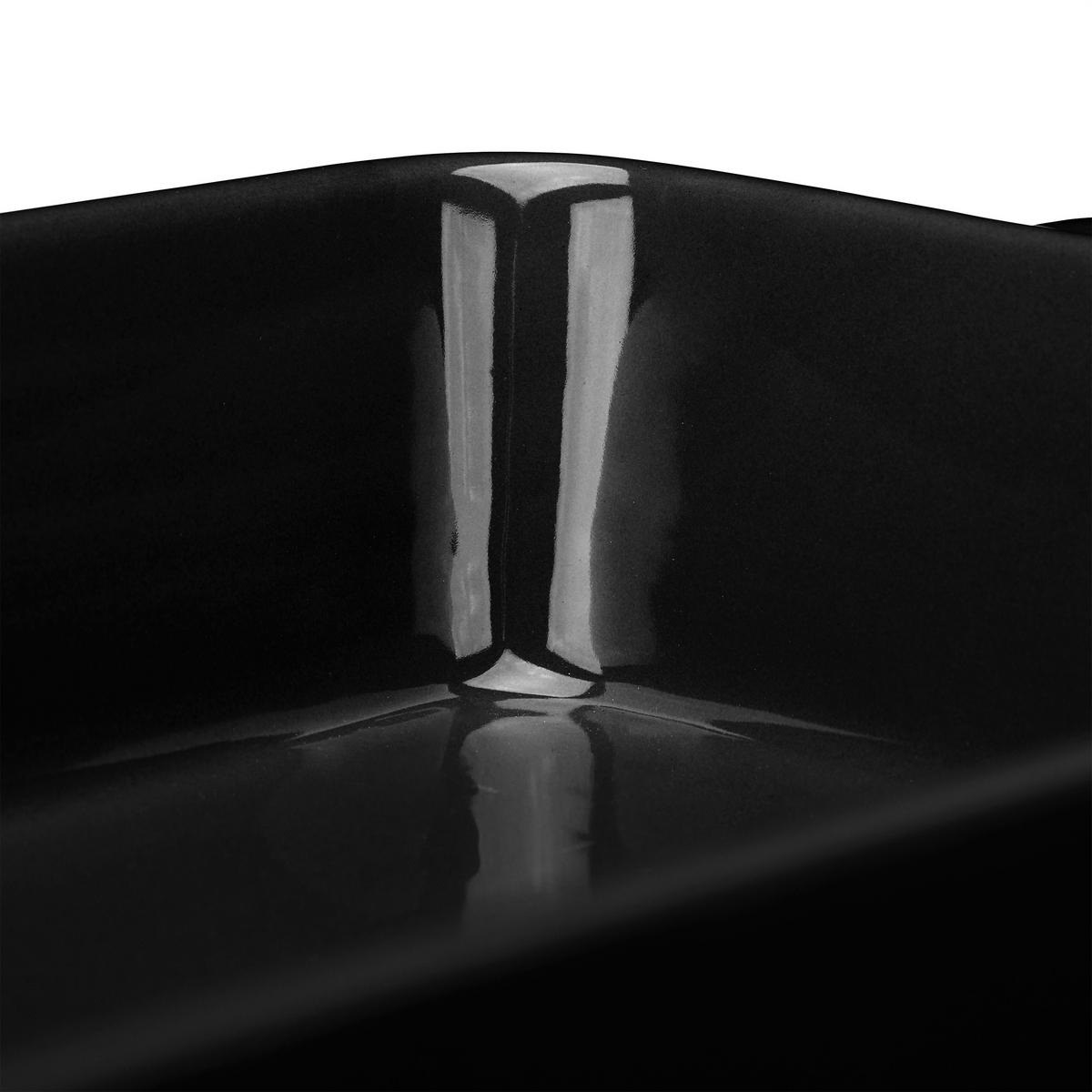 3-DIELNA súprava zapekacích foriem - čierna, keramika (20/33/6cm) - Relaxdays