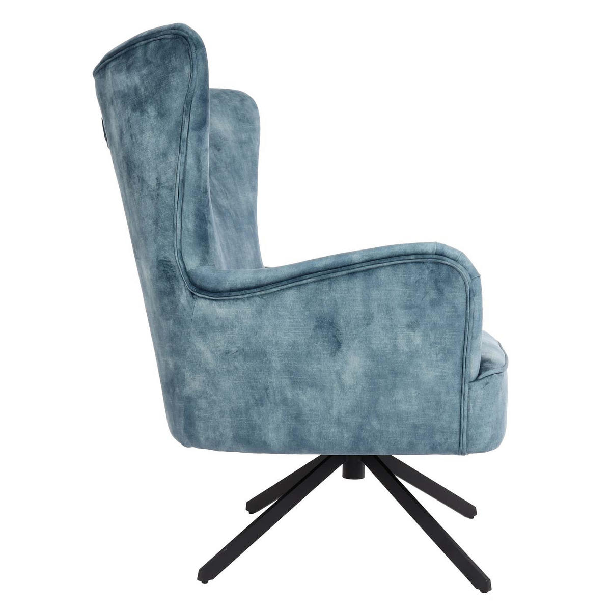 LOUNGE-SESSEL Blau - Blau, Textil (75/99/65cm) - MCW