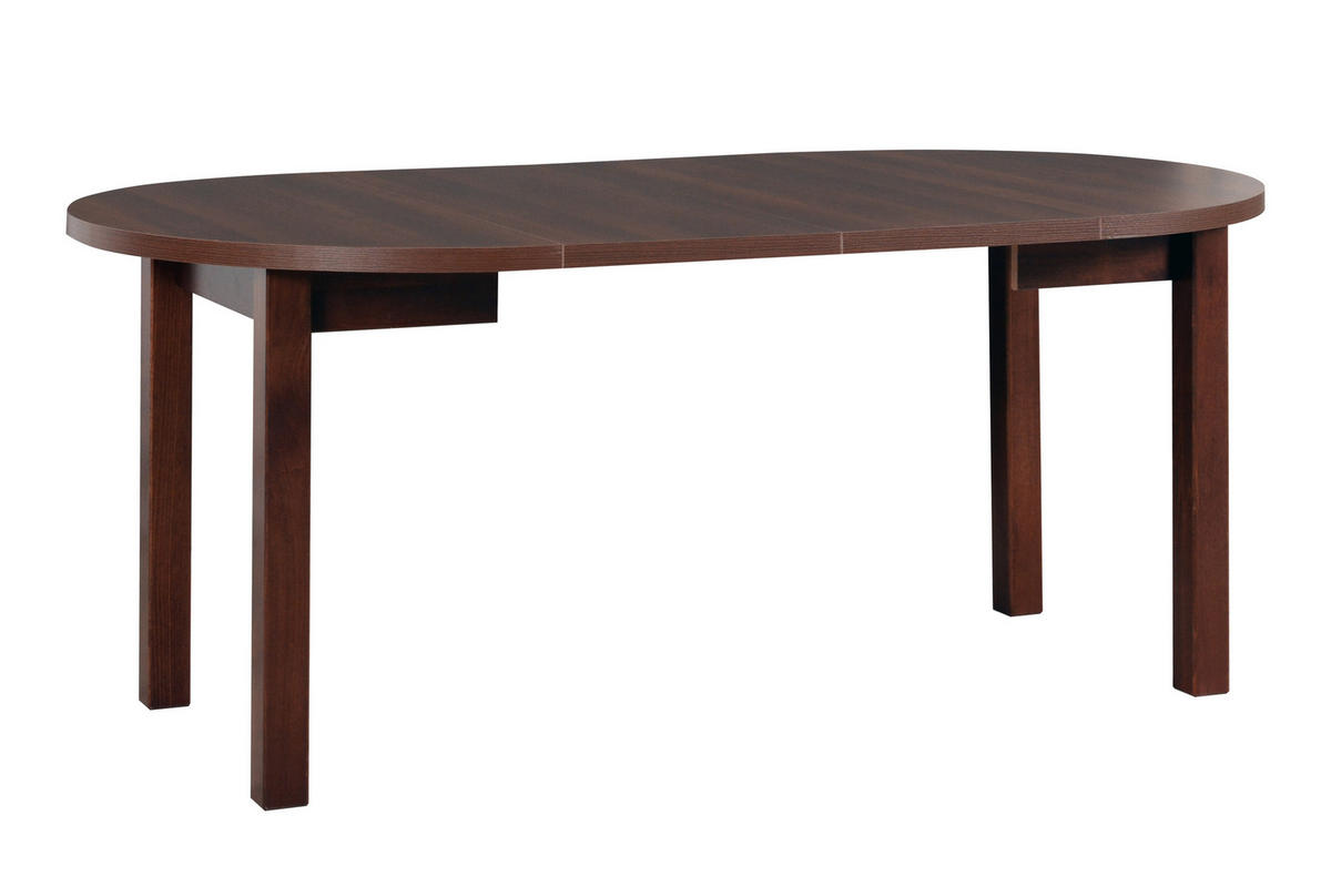 ESSTISCH Poli 4, 100-180 cm, walnussfarben - Walnussfarben, Holz (180/100/76cm) - Leaf Design