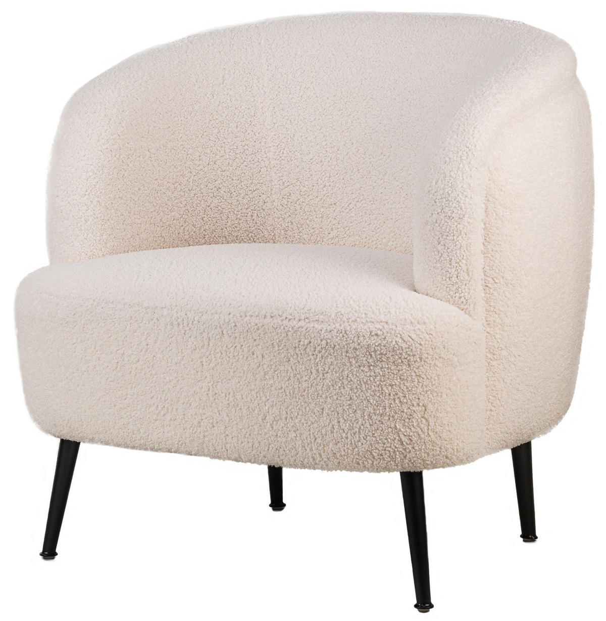 SESSEL Wolle Weiß - Weiß, Textil (80/80/72cm) - Nordlys