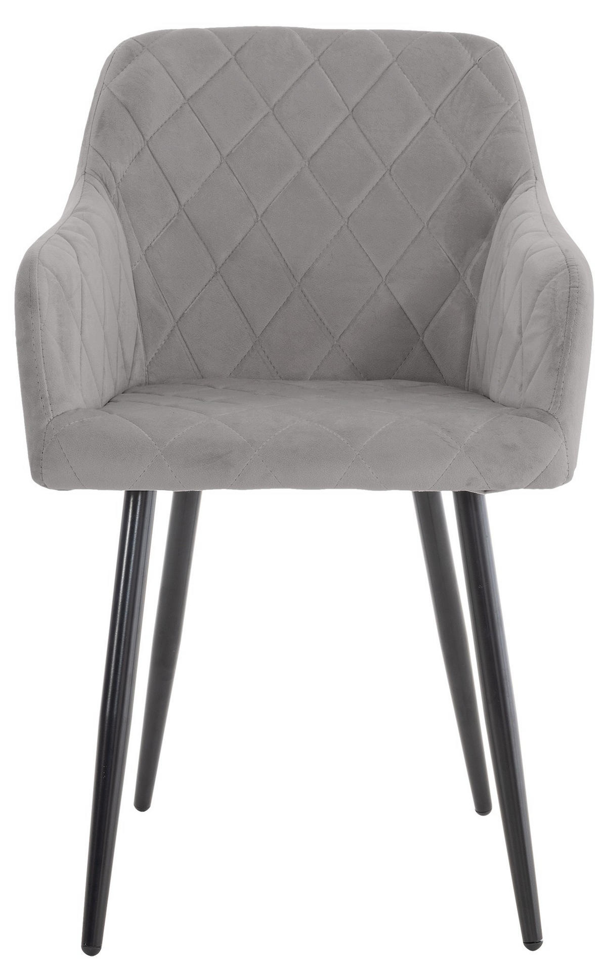 ESSZIMMERSTUHL Shila 84x47x44 cm grau - Grau, Textil (47/84/44cm) - furnicato