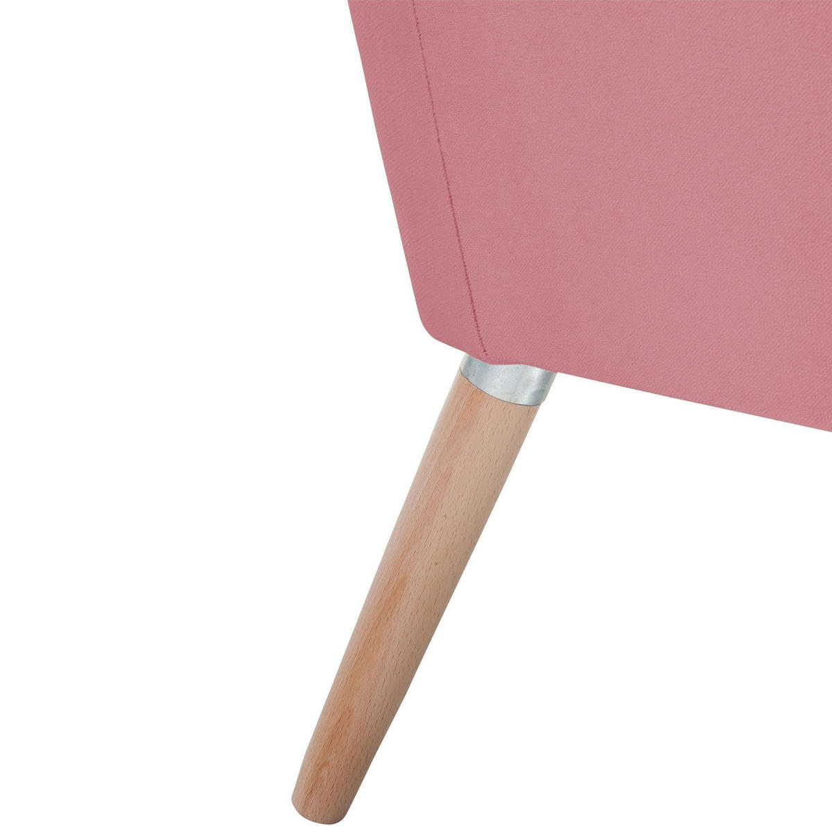 SESSEL Kachka Bezug Samtvelour Buche natur / rosé - Buchefarben/Rosa, Kunststoff (71/81/67cm) - 58aufmkessel