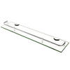 GLASABLAGE 60/11/3.5 cm Badezimmer Wandmontage Glas Transparent - Transparent, Glas/Metall (60/3.5/11cm) - Livingandhome