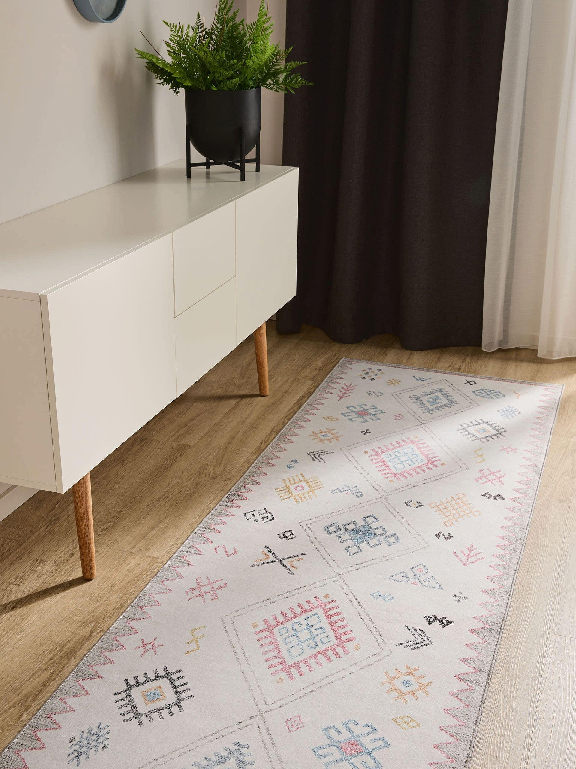 VINTAGE-LÄUFER George waschbar 80x240 cm - Multicolor, Kunststoff (80/240cm) - benuta