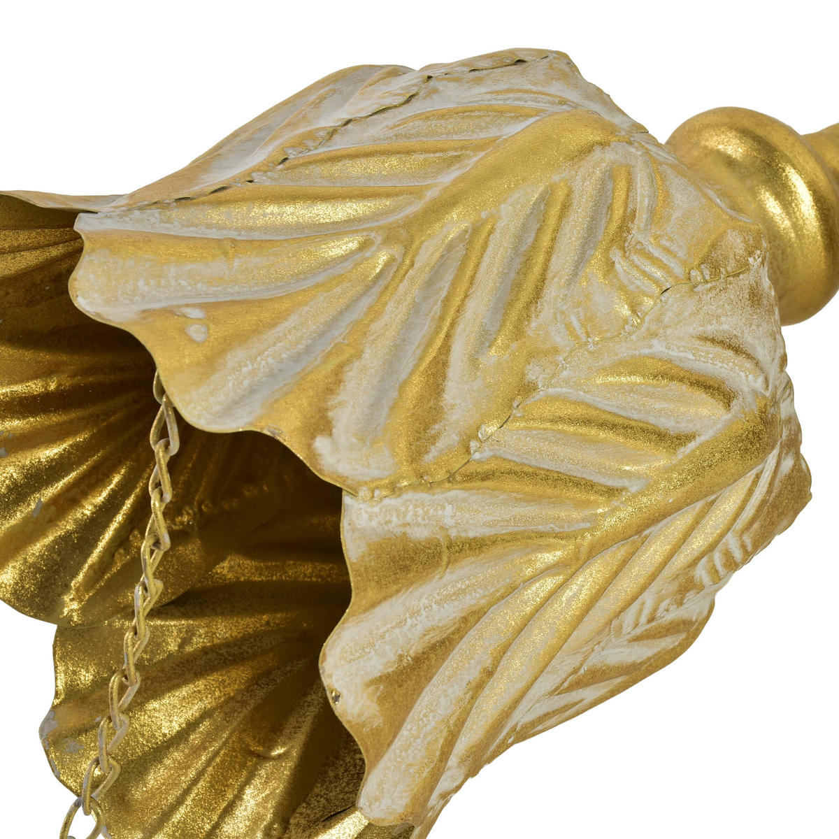 BLUMENTOPF Marina 2er Set Gold 23/23/32 cm Metall - Goldfarben, Metall (23/32/23cm) - Mondex