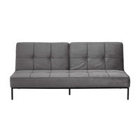 SCHLAFSOFA dunkelgrau - Grau, Holzwerkstoff (198/87/95cm) - ebuy24