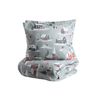 BETTWÄSCHE Frolic Baumwolle 220/200 cm - Grau, Textil (220/200cm) - Homla