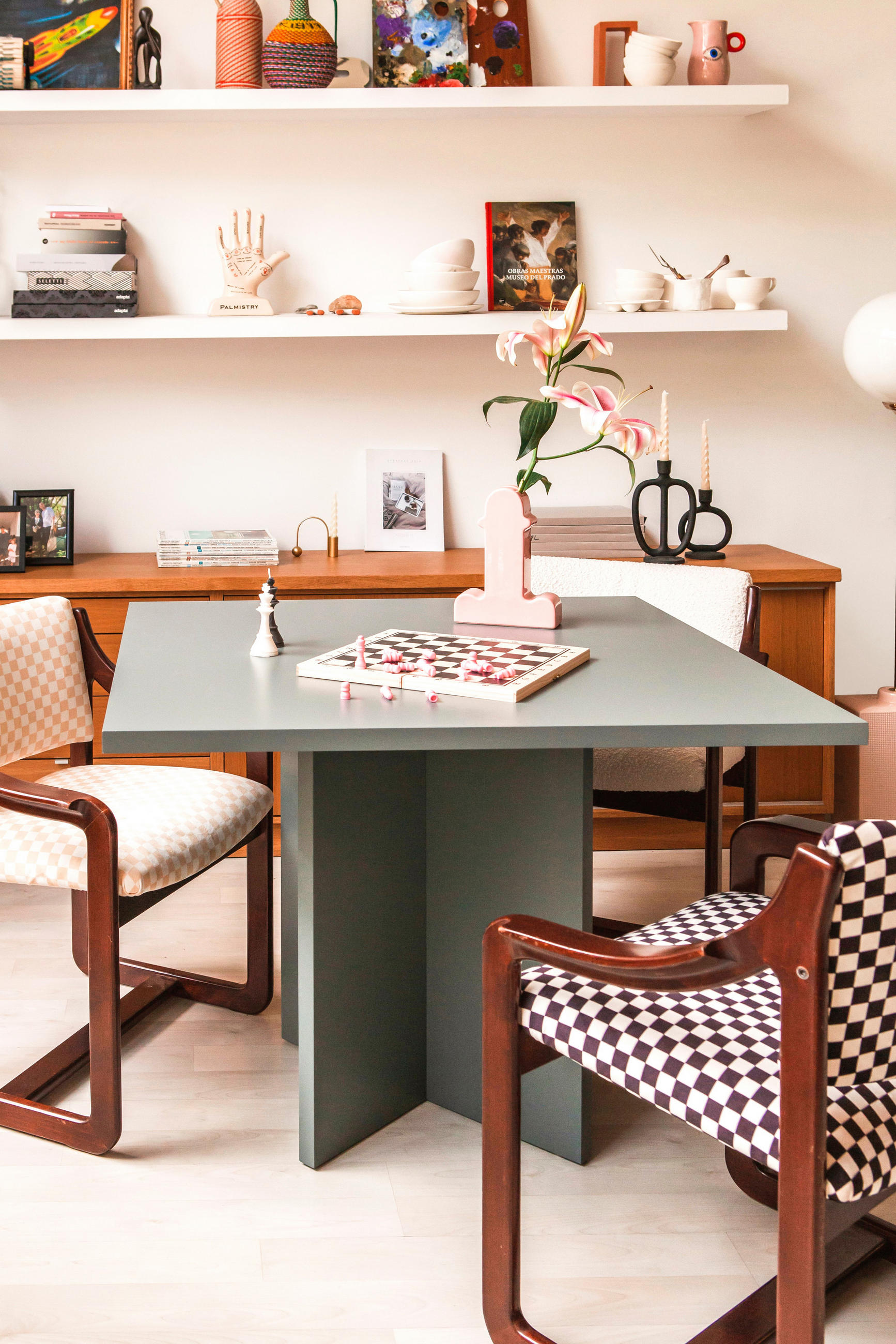 ESSTISCH Quadratischer aus lackiertem MDF, 100/100 cm, grau - Grau, Holzwerkstoff (100/100/75cm) - RNT By Really Nice Things