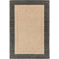 WOLLTEPPICH Jamal Beige/Grau 200x300 cm - Beige, Textil (200/300cm) - benuta Nest