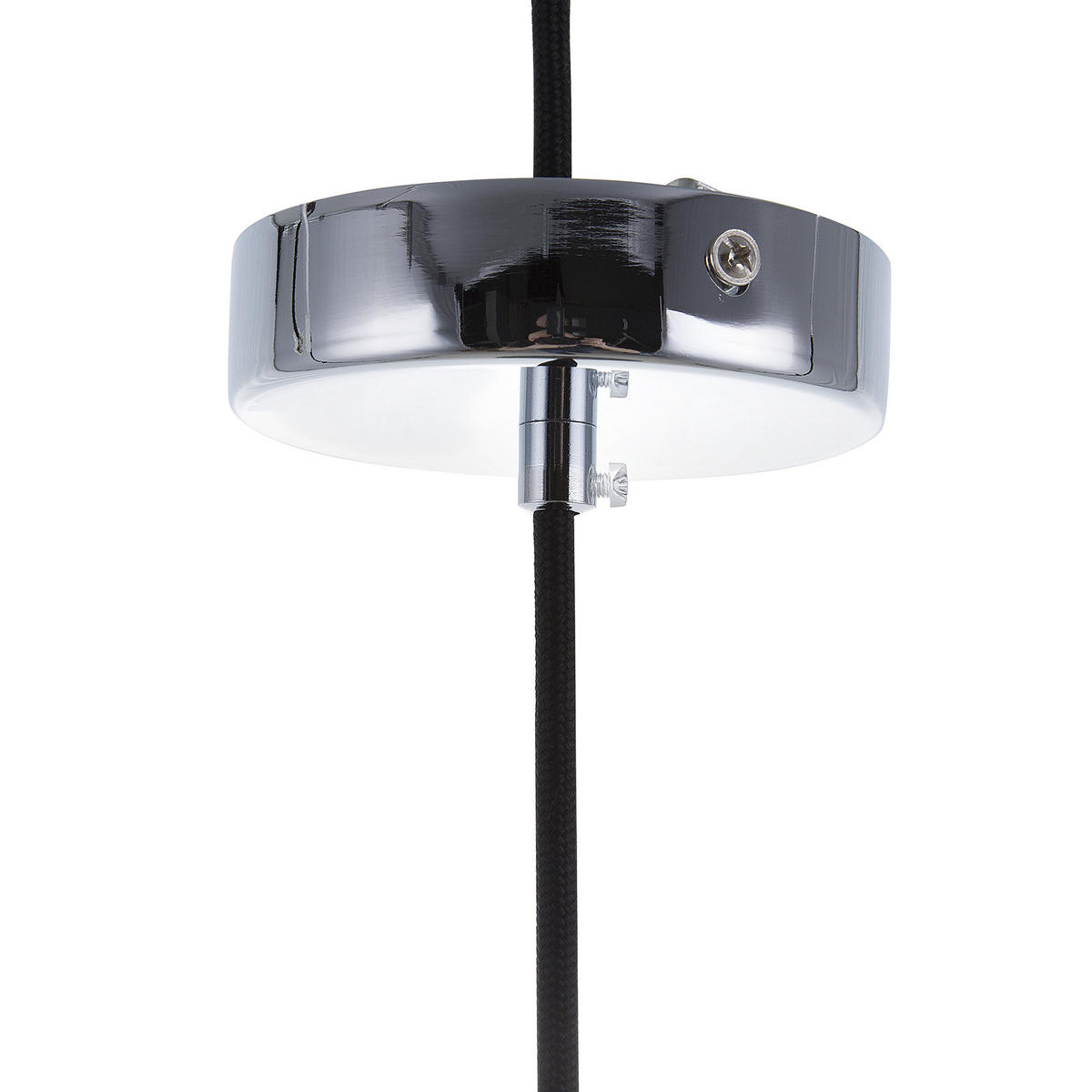 HÄNGELEUCHTE Burano 24/24/113 cm - Weiß, Stein (24/24/113cm) - Beliani