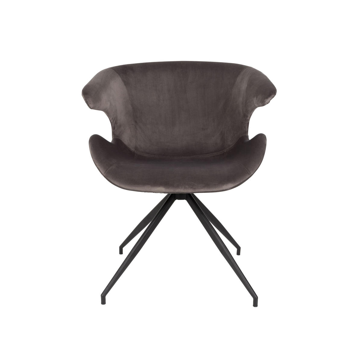 ESSZIMMERSTUHL Mia Grau - 2 er Set - Grau, Textil (63/78.5/62cm) - Zuiver