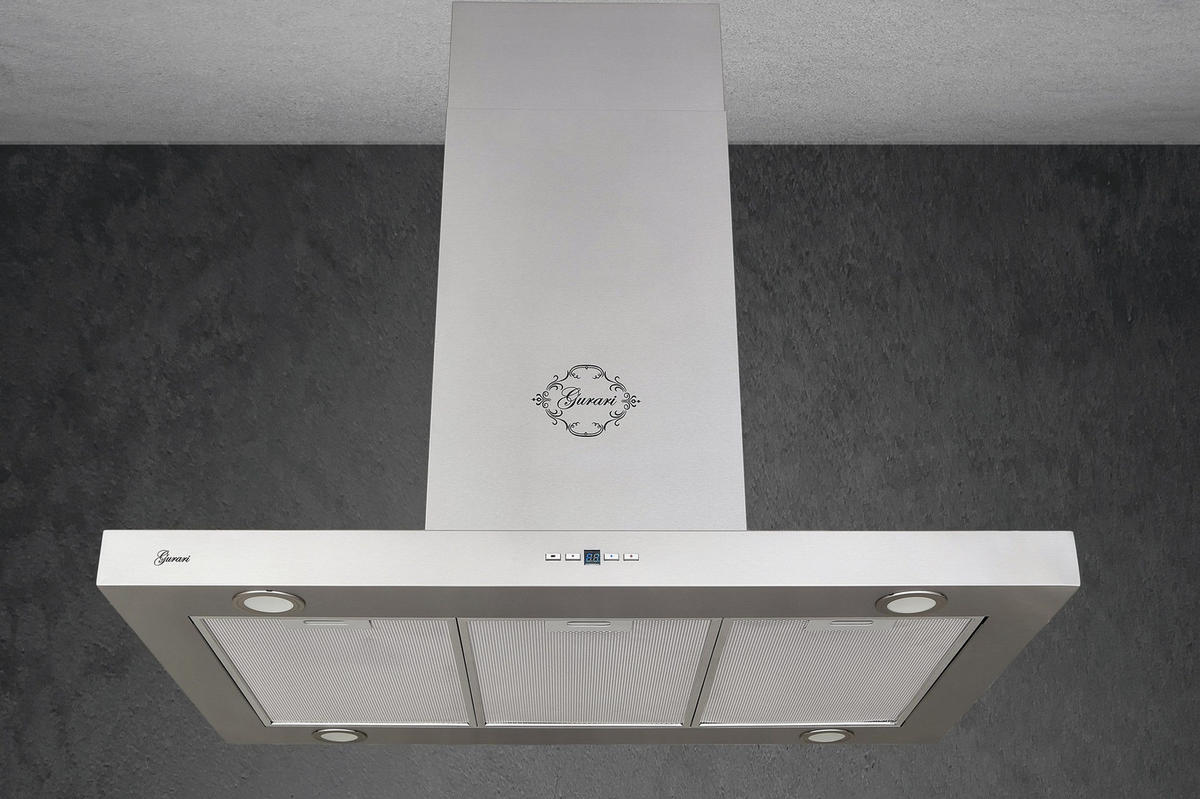 DUNSTABZUGSHAUBE GCH I 431 90 IS Prime N 90 cm Edelstahl - Silberfarben, Metall (90/120/59.2cm) - Gurari