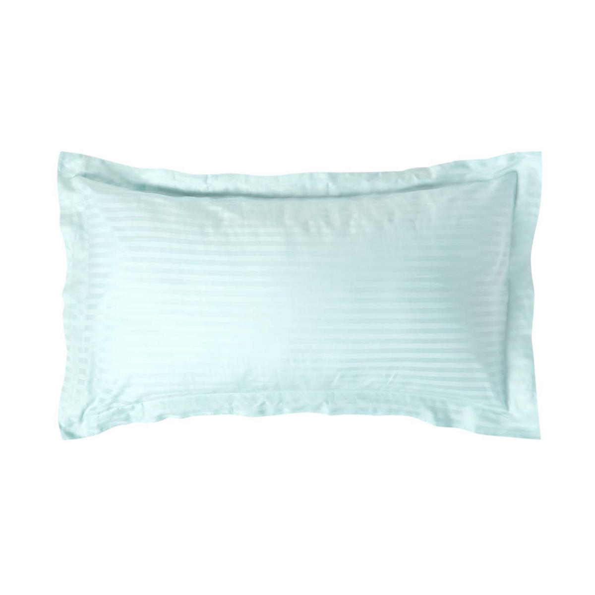 KISSENBEZUG Damast mit Stehsaum, Fadendichte 330 - Blau, Textil (50/90cm) - Homescapes
