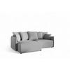 ECKSOFA Minea Mit Schlaffunktion - Grau, Holzwerkstoff/Textil (221/153cm) - Fun Möbel