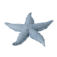 DEKOOBJEKT SEESTERN - Blau, Glas/Naturmaterialien (30/4/30cm) - J-Line